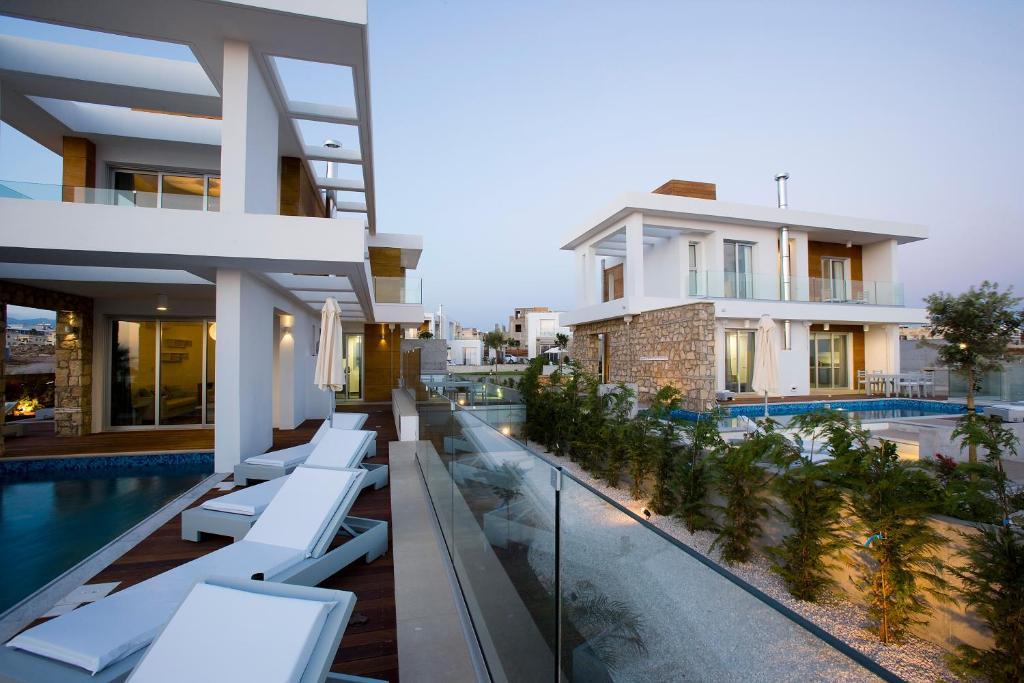 Paradise Cove Luxurious Beach Villas Paphos Chambre photo